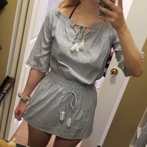 Blue Island Light Blue Swimsuit Cover Up